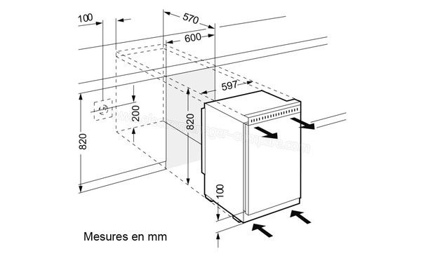 LIEBHERR UG 1211 - Sch&eacute;ma d'necastrement