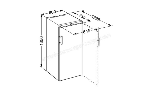 LIEBHERR WK 161 - Sch&eacute;ma technique