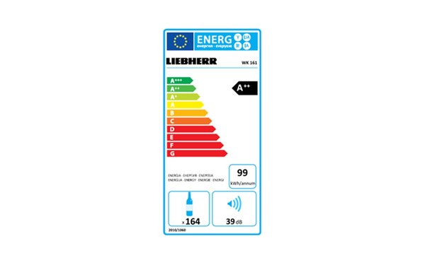 LIEBHERR WK 161 - &Eacute;tiquette &eacute;nergie