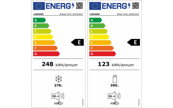 LIEBHERR XRFSD 5220-20 - &Eacute;tiquette &eacute;nergie v2