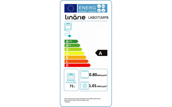 LINARIE LABO71MPB - &Eacute;tiquette &eacute;nergie