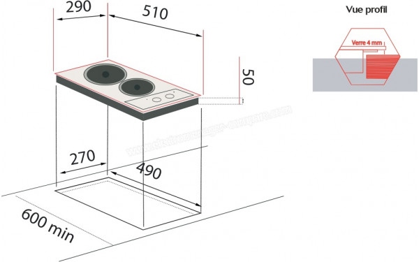 LINKE LKDE2X - Sch&eacute;ma technique