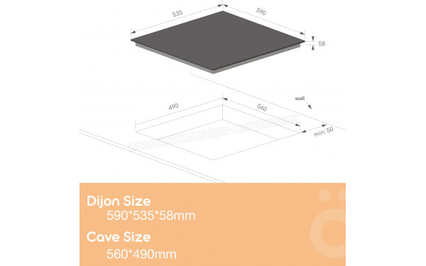 LINARIE LS60I2F - Dimensions