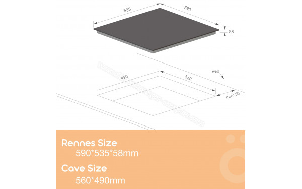 LINARIE LS60I3Z - Dimensions