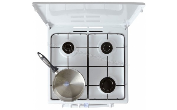 LISTO CG5050 L2b - Vue du dessus table de cuisson (cr&eacute;dit : Boulanger)