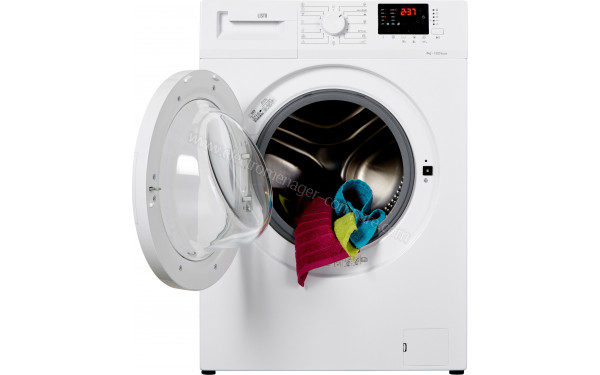 LISTO LF812-L2b - Vue de face hublot ouvert (cr&eacute;dit : Boulanger)