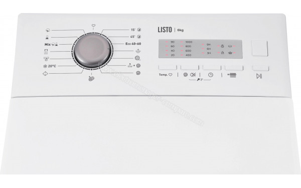 LISTO LT610L2b - Panneau de commandes