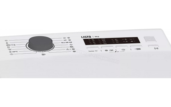 LISTO LT612L1b - Panneau de commandes