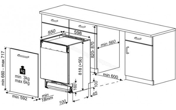 LISTO LVI48- L3f - Dimensions