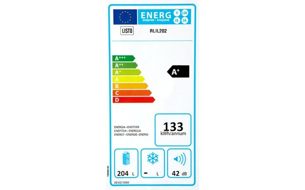 LISTO RLIL202 - &Eacute;tiquette &eacute;nergie