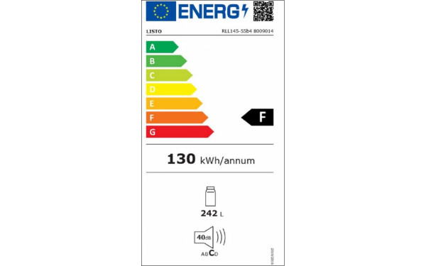 LISTO RLL145-55b4 - &Eacute;tiquette &eacute;nergie v2