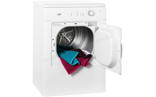 LISTO SLE 6LD5 - Vue 3/4 gauche hublot ouvert (cr&eacute;dit : Boulanger)