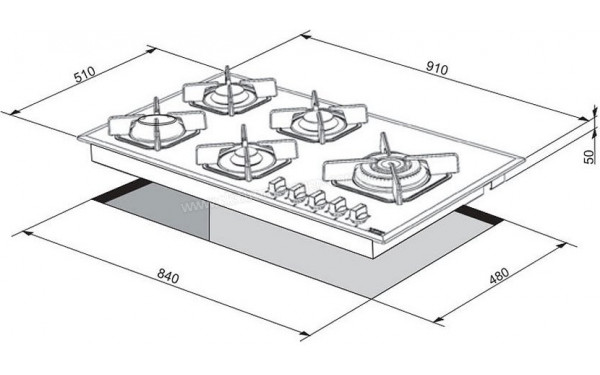 LOFRA HGB950 - Dimensions