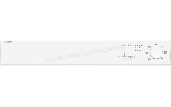 MANHATTAN MHLV1247W - Panneau de commandes
