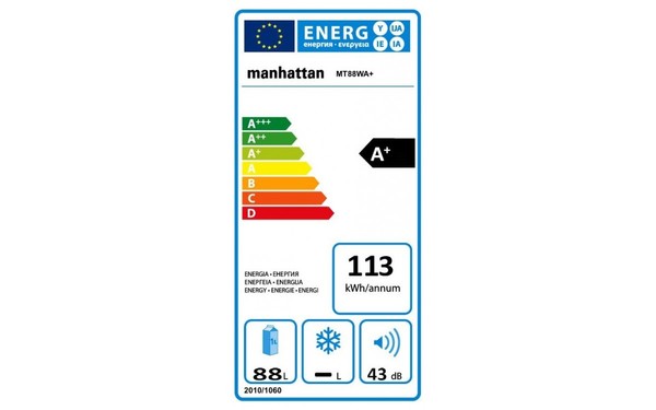 MANHATTAN MT88WA+ - &Eacute;tiquette &eacute;nergie