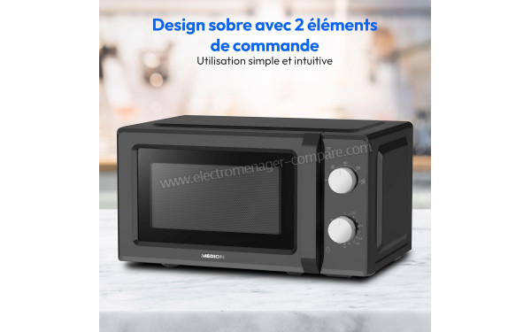 MEDION MD 11475 Noir - Vue 3/4 droite