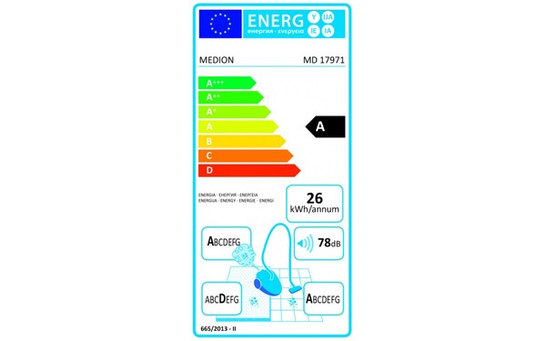 MEDION MD 17971 - &Eacute;tiquette &eacute;nergie