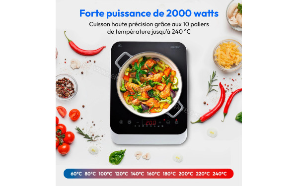 MEDION MD 18490 - Puissance de cuisson