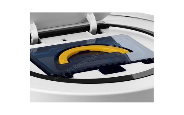 MEDION MD 18500 Blanc - Vue du bac &agrave; poussi&egrave;re