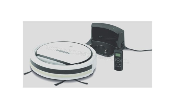 MEDION MD 18500 Blanc - Vue 3/4 droite avec base de chargement