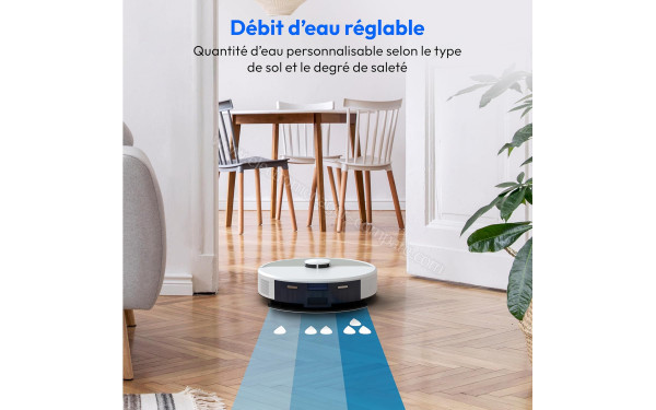 MEDION X22SW+ Blanc - D&eacute;bit d'eau r&eacute;glable