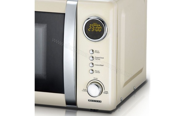 MELISSA Classic Cr&egrave;me - Panneau de commandes