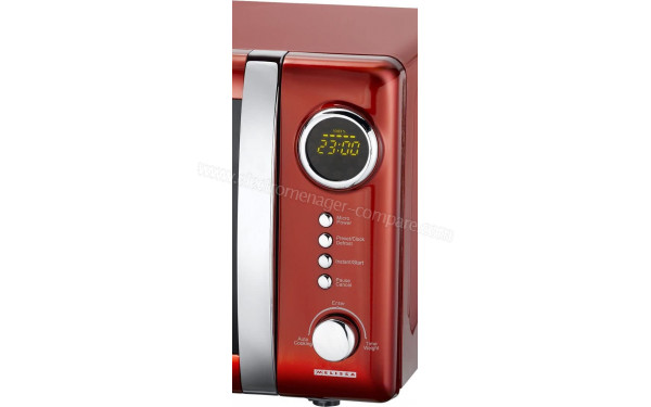 MELISSA Classic Rouge - Panneau de commandes