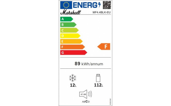 MARSHALL MF 4.4 BLK.EU - &Eacute;tiquette &eacute;nergie v2