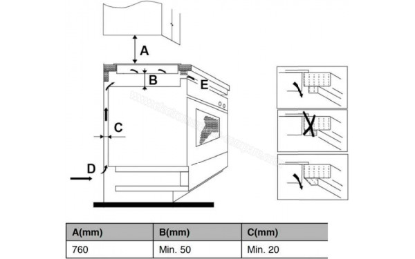 MIDEA KI500IX - Dimensions