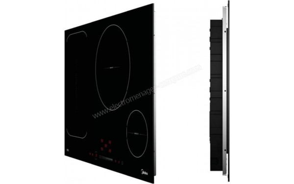 MIDEA KI800IX - Vue 3/4 droite et profil