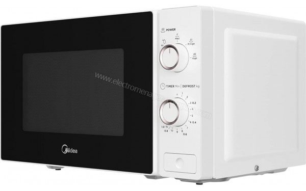 MIDEA MCM208MMWP - Vue 3/4 droite