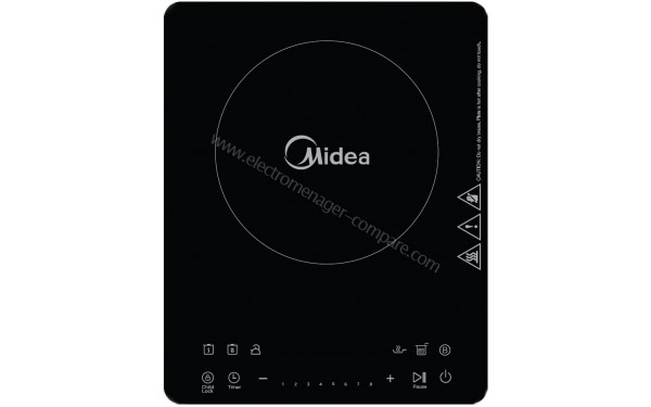verre MIDEA MC-RTS2055-E3A Plan de cuisson /à induction