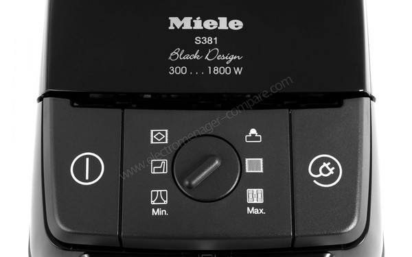 MIELE Black Design - Commandes  (cr&eacute;dit : Darty)