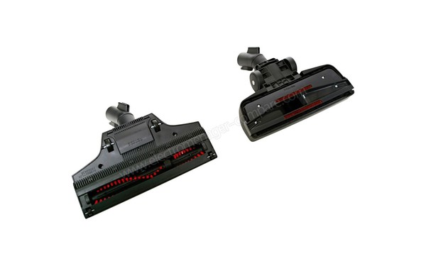 MIELE Blizzard CX1 Rouge Cat&Dog PowerLine SKCF3 - Vue du dessous brosses (cr&eacute;dit : Boulanger)