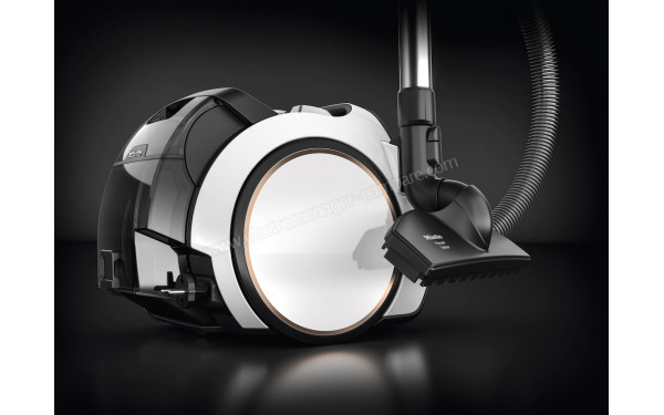 MIELE Boost CX1 Blanc Parquet PowerLine SNCF0 - Vue de la position parking lat&eacute;rale