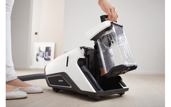 MIELE Blizzard CX1 Blanc Flex Powerline SKRF5 - R&eacute;servoir &agrave; poussi&egrave;re