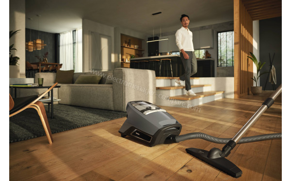 MIELE Blizzard CX1 Gris Parquet XL Powerline SKCF5 - Mise en situation