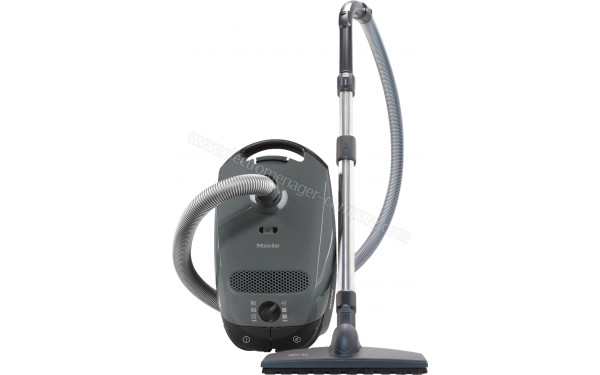 MIELE Classic C1 Gris Graphite Parquet Ecoline - Vue de face