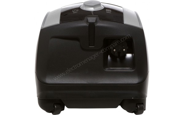 MIELE Compact C1 Noir PowerLine - Vue de l'arri&egrave;re (cr&eacute;dit : Boulanger)