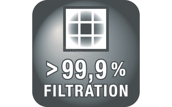 MIELE Compact C2 Excellence Hardfloor EcoLine - Syst&egrave;me de filtration