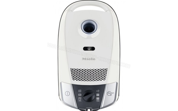 MIELE Compact C2 Blanc Allergy EcoLine v2 - Vue de face corps seul  (cr&eacute;dit : Darty)