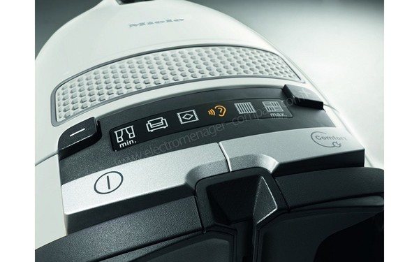 MIELE Complete C3 Blanc Allergy PowerLine SGFE1 - Panneau de cont&ocirc;le