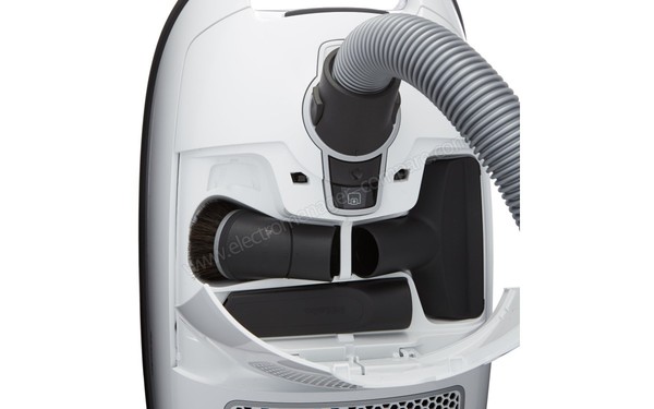 MIELE Complete C3 Blanc Allergy PowerLine SGFE1 - Rangement des accessoires