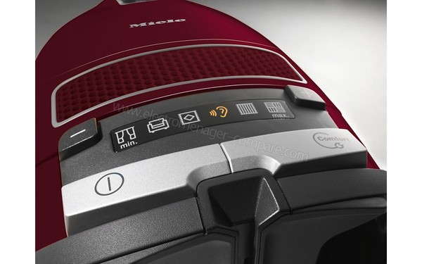 MIELE Complete C3 Pure Red Ecoline - Vue des commandes