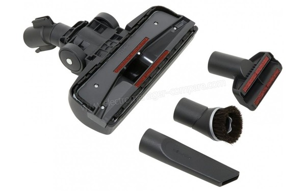 MIELE Complete C3 Blanc Silence EcoLine SGSK3 - Vue du dessous brosses