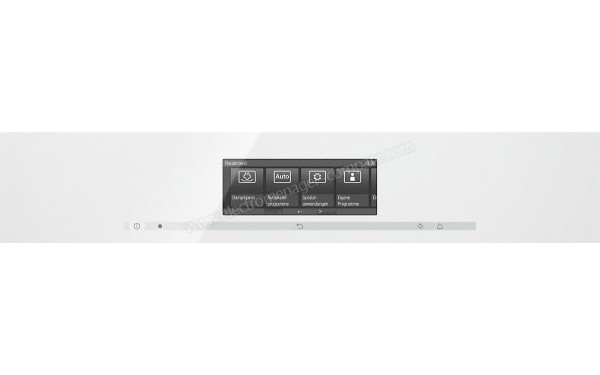 MIELE DG 6800 BB - Panneau de commandes