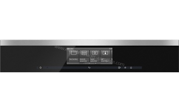 MIELE DGC 6800 XL IN - Panneau de commandes