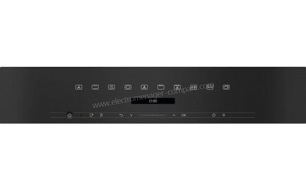 MIELE DGC 7250 NR - Panneau de commandes