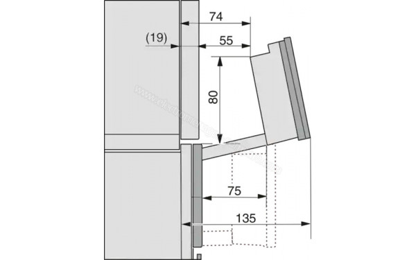 MIELE DGC 7340 HC Pro IN - Dimensions