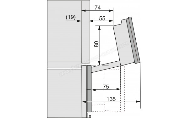 MIELE DGC 7445 HC Pro IN - Dimensions